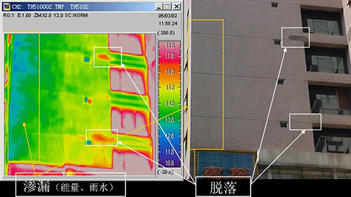 外墙空鼓红外检测 